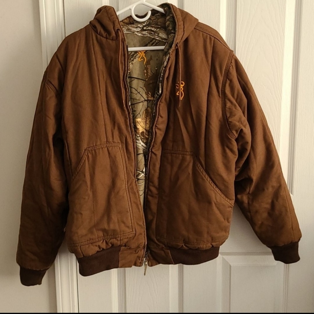 Browning Men's Reversible Realtree Camo Jacket